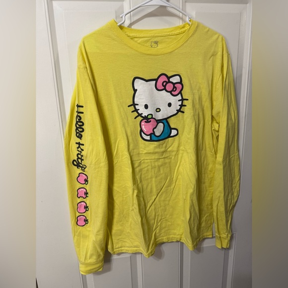 Hello Kitty Other - Hello Kitty Yellow Long Sleeve Tee